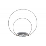 BRILLIANT G92949/15 | MelinaB Brilliant stolové svietidlo 31cm diaľkový ovládač regulovateľná intenzita svetla 1x LED chróm