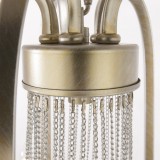 COSMOLIGHT P05165CP | Madrid-COS Cosmolight luster svietidlo 5x E14 šampanské, priesvitné, strieborný