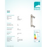 EGLO 31412 | Mini-LED Eglo stenové, stropné svietidlo otočné prvky 2x GU10 480lm 3000K matný nikel, chróm
