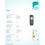 EGLO 33199 | Eglo diaľkový ovládač Access Remote RF 10m antracit