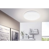 EGLO 33381 | Frania Eglo stenové, stropné svietidlo kruhový 1x LED 2000lm 4000K biela