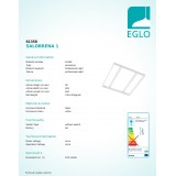 EGLO 61358 | Eglo rám doplnok biela
