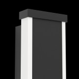 EGLO 900677 | Neviano Eglo stenové svietidlo 2x LED 2100lm 3000K IP65 čierna, biela