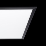 EGLO 900819 | Salobrena-1 Eglo stropné LED panel štvorec 1x LED 4700lm 4000K čierna, opál