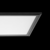 EGLO 900821 | Salobrena-1 Eglo stropné LED panel obdĺžnik 1x LED 4700lm 4000K čierna, opál