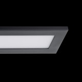 EGLO 900822 | Salobrena-1 Eglo stropné LED panel obdĺžnik 1x LED 4700lm 4000K čierna, opál