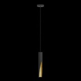 EGLO 900872 | Barbotto Eglo visiace svietidlo tyč 1x GU10 345lm 3000K čierna, zlatý