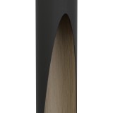 EGLO 900874 | Barbotto Eglo visiace svietidlo tyč 1x GU10 345lm 3000K čierna, tmavé drevo