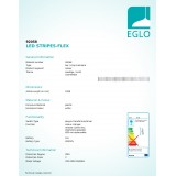 EGLO 92058 | Eglo-LS-Flex-IP Eglo LED pásy RGB svietidlo diaľkový ovládač regulovateľná intenzita svetla, meniace farbu 4x LED 312lm + 2x LED RGBK biela