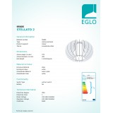 EGLO 95605 | Stellato Eglo stropné svietidlo 1x E27 biela