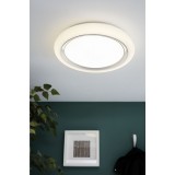 EGLO 96024 | Capasso Eglo stenové, stropné svietidlo kruhový 1x LED 2600lm 3000K biela, chróm