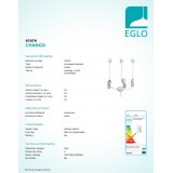EGLO 97079 | Chango Eglo zabudovateľné svietidlo kruhový 3 dielna súprava Ø32mm 3x LED 300lm 3000K IP44 biela