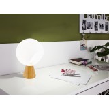 EGLO 98278 | Mamblas Eglo stolové svietidlo 31cm prepínač na vedení 1x E27 natur, hnedá, biela
