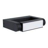 EGLO 98707 | Brianza Eglo stenové svietidlo otočné prvky 1x LED 500lm 3000K IP44 čierna, biela