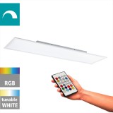 EGLO 98767 | Salobrena-B Eglo stropné RGB-TW LED panel obdĺžnik diaľkový ovládač regulovateľná intenzita svetla, nastaviteľná farebná teplota, meniace farbu 1x LED 4200lm 2700 <-> 6500K biela, opál