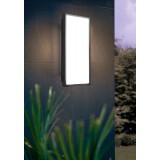 EGLO 99534 | Casazza Eglo stenové, stropné svietidlo obdĺžnik 1x LED 2200lm 3000K IP44 čierna, biela