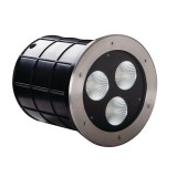 KANLUX 18983 | Turro Kanlux zabudovateľné svietidlo kruhový Ø260mm 1x LED 3600lm 4000K IP67 IK10 zušľachtená oceľ, nehrdzavejúca oceľ