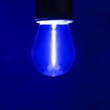 KANLUX 26039 | E27 0,9W Kanlux Edison ST45 LED svetelný zdroj filament - BLUE 8lm 220° IK04