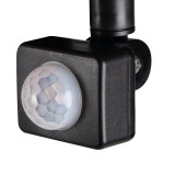 KANLUX 33205 | Antem Kanlux svetlomet svietidlo obdĺžnik pohybový senzor otočné prvky 1x LED 730lm 4000K IP44 čierna
