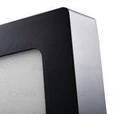 KANLUX 33548 | Kanti Kanlux stenové, stropné LED panel štvorec 1x LED 660lm 4000K čierna
