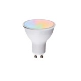 KANLUX 33643 | GU10 4,7W -> 39W Kanlux spot LED svetelný zdroj múdre osvetlenie 325lm 2700 <-> 6500K nastaviteľná farebná teplota, meniace farbu, Wifi pripojenie, Bluetooth 110° CRI>80
