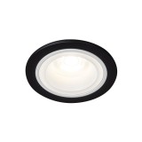 KANLUX 37252 | Feline Kanlux zabudovateľné svietidlo kruhový bez objímky Ø90mm 1x MR16 / GU5.3 / GU10 čierna, biela
