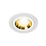 KANLUX 37254 | Feline Kanlux zabudovateľné svietidlo kruhový bez objímky Ø90mm 1x MR16 / GU5.3 / GU10 biela, zlatý