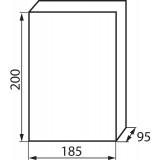 KANLUX 3832 | Kanlux rozvádzač na stenu DIN35, 8P obdĺžnik IP40 IK06 biela, hnedá