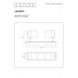 LUCIDE 26957/10/12 | Lennert Lucide spot svietidlo otočné prvky 2x GU10 320lm 3000K chróm