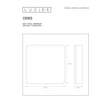 LUCIDE 28113/30/31 | Ceres-LU Lucide stropné svietidlo 1x LED 2475lm 3000K biela