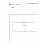 LUCIDE 48202/12/11 | Gavin-LU Lucide osvetleni zrkadla svietidlo 1x LED 899lm 3000K IP21 chróm