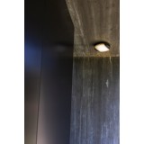 LUTEC 6303401118 | Sweep Lutec stenové, stropné svietidlo kruhový nastaviteľná farebná teplota 1x LED 1600lm 3000 - 4000K IP54 tmavošedá, opál