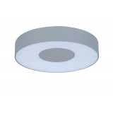LUTEC 6348101112 | Ublo Lutec stenové, stropné svietidlo kruhový 1x LED 950lm 3000K IP54 strieborno sivá, opál