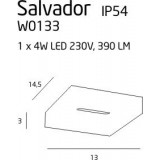 MAXLIGHT W0133 | SalvadorM Maxlight stenové svietidlo 1x LED 390lm 3000K IP54 biela