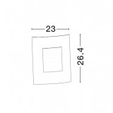 NOVA LUCE 713514 | Zenith Nova Luce stenové, stropné svietidlo 1x E27 IP44 tmavošedá, biela