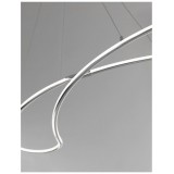 NOVA LUCE 8101141 | Martino-NL Nova Luce visiace svietidlo vedenie je možné zkrátiť 1x LED 3250lm 3000K chróm, biela