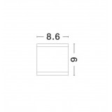 NOVA LUCE 9040022 | Cerise Nova Luce stropné svietidlo 1x GU10 IP54 biela