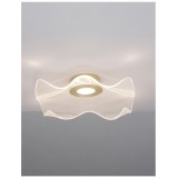 NOVA LUCE 9054502 | Siderno-NL Nova Luce stropné svietidlo 1x LED 2118lm 3000K zlatý, priesvitné