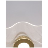 NOVA LUCE 9054502 | Siderno-NL Nova Luce stropné svietidlo 1x LED 2118lm 3000K zlatý, priesvitné