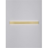 NOVA LUCE 9060912 | Seline Nova Luce stenové svietidlo obdĺžnik 1x LED 2614lm 3000K IP44 zlatý