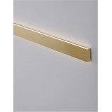 NOVA LUCE 9060912 | Seline Nova Luce stenové svietidlo obdĺžnik 1x LED 2614lm 3000K IP44 zlatý