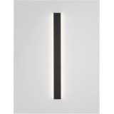 NOVA LUCE 9060913 | Seline Nova Luce stenové svietidlo obdĺžnik 1x LED 2614lm 3000K IP44 matná čierna
