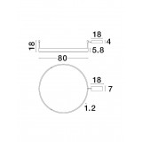 NOVA LUCE 9063604 | Motif Nova Luce stropné svietidlo - TRIAC kruhový regulovateľná intenzita svetla 1x LED 4166lm 3000K matná čierna, opál