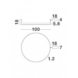 NOVA LUCE 9063606 | Motif Nova Luce stropné svietidlo - TRIAC kruhový regulovateľná intenzita svetla 1x LED 4552lm 3000K zlatý, opál
