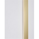 NOVA LUCE 9081200 | Seline Nova Luce stenové svietidlo obdĺžnik 1x LED 3124lm 3000K IP44 zlatý