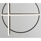 NOVA LUCE 9114861 | Arte-NL Nova Luce visiace svietidlo - TRIAC regulovateľná intenzita svetla 1x LED 3360lm 3000K čierna, biela