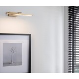 NOVA LUCE 9117301 | Marnell Nova Luce rameno stenové svietidlo otočné prvky 1x LED 801lm 3000K starožitná zlata, biela