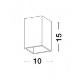 NOVA LUCE 9168544 | Sandro Nova Luce stenové svietidlo malovatelné 1x G9 biela