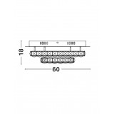 NOVA LUCE 9172519 | Quentin-NL Nova Luce stropné svietidlo 1x LED 2640lm 3000K chróm, krištáľ