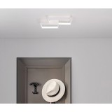 NOVA LUCE 9364038 | Porto-NL Nova Luce stropné svietidlo štvoruholník 1x LED 1342lm 3000K matný biely